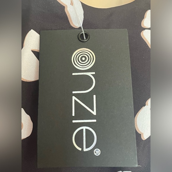 BNWT! ONZIE, High Leg One Piece, bathing suit, black, white & tan leopard print - Picture 8 of 12